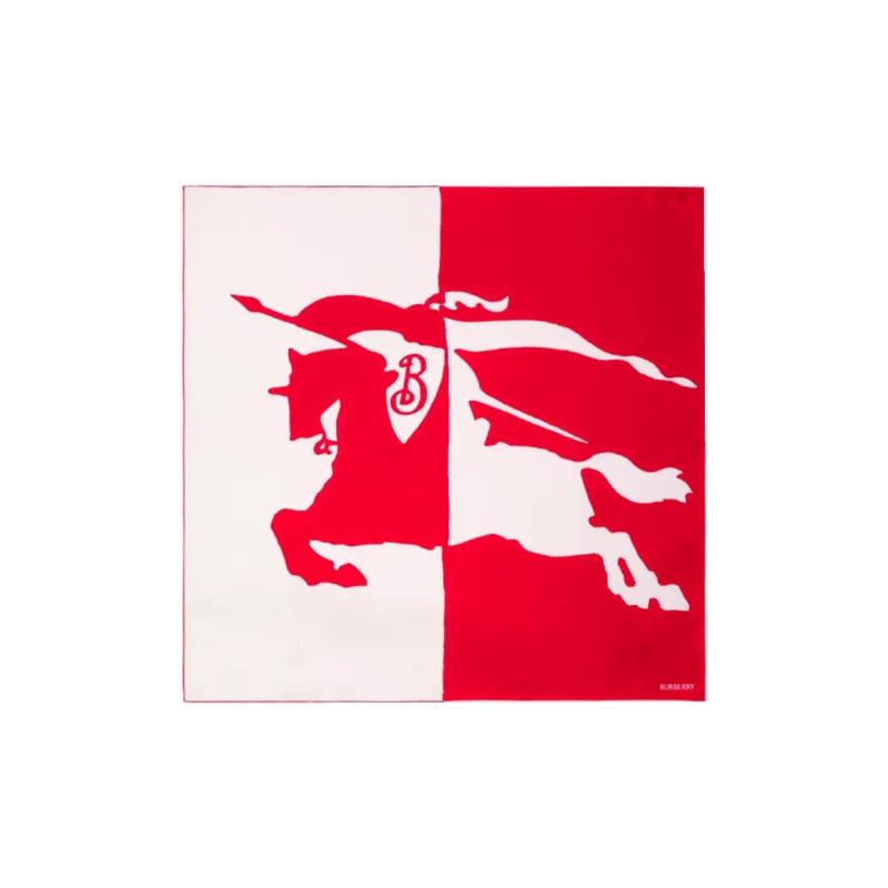 Burberry Ekd Two tone Silk Scarf-2