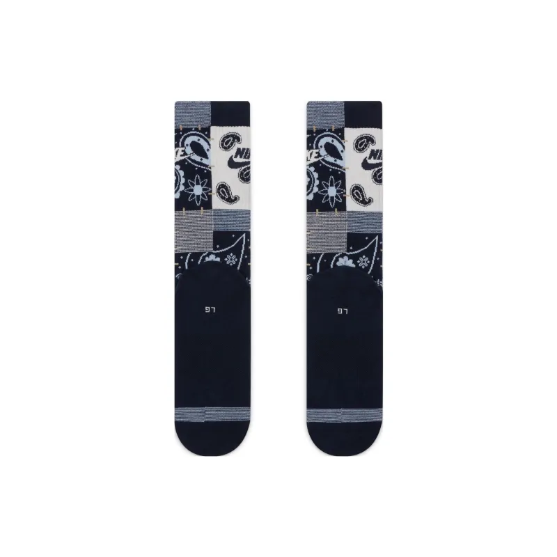 Nike Mid Calf Socks Unisex 1 Pack Blue-1