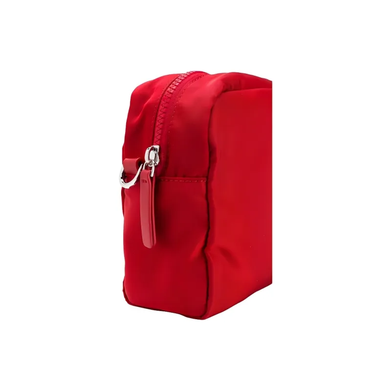 EMPORIO ARMANI Nylon Toiletry Bag Clutch Unisex Red-2
