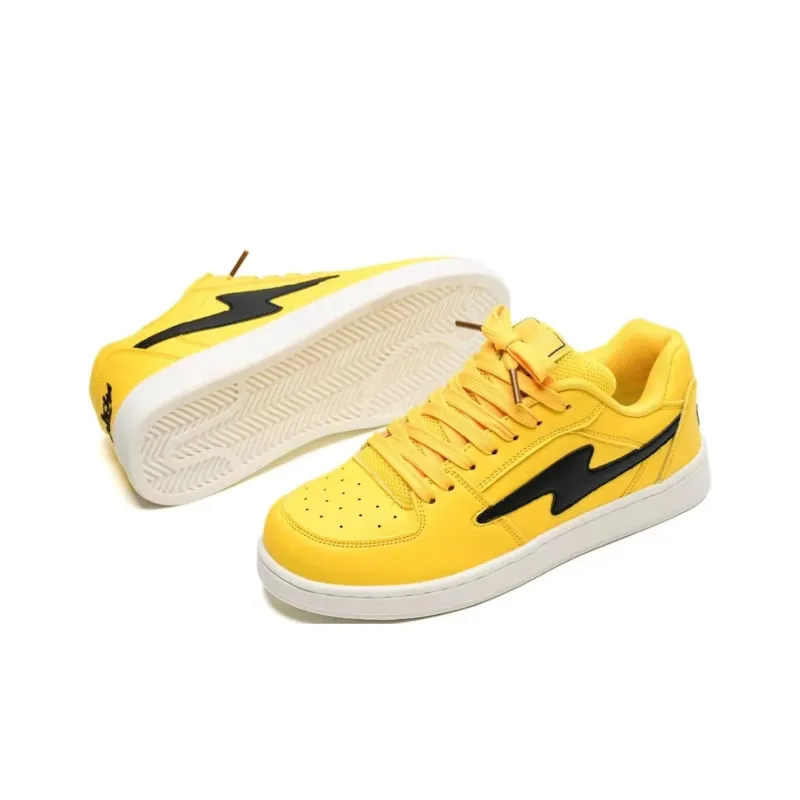 T628 Puffy Shoes Cushioned Wear-Resistant Lightweight Breathable Slip-Resistant Low-Top Skateboard Shoes Unisex-155