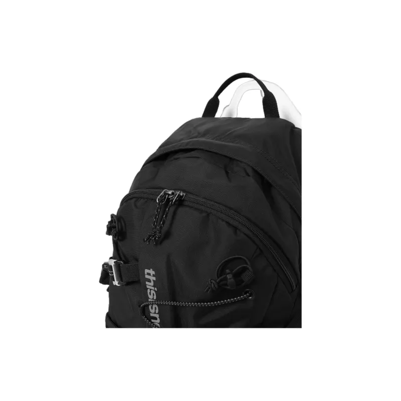 Thisisneverthat Nylon Backpack Unisex Black-4
