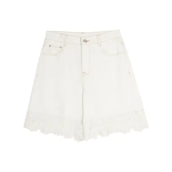 ELLE Denim Shorts Women's White