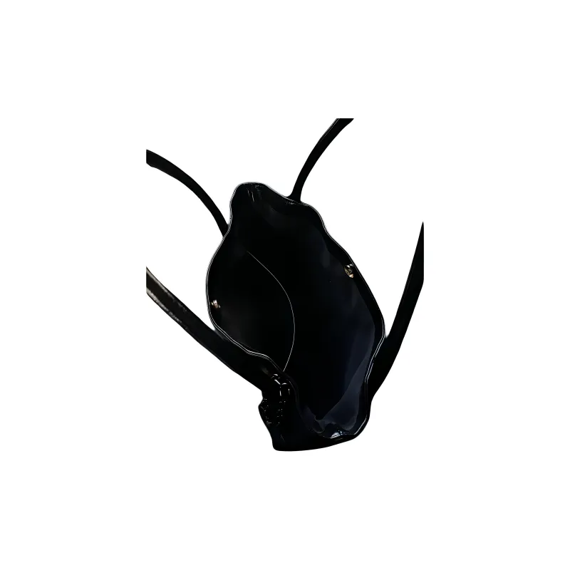 HACIN PU Shoulder Bag Women's Black-3