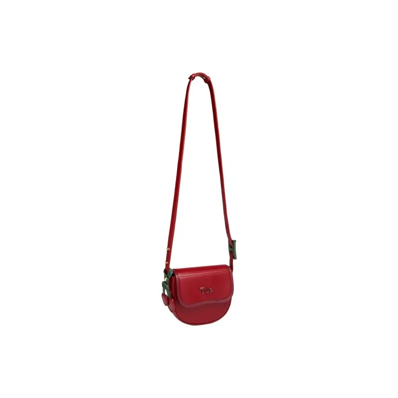 NX DOUGHNUT PU Saddle Bags Shoulder Bags Women's Red-4