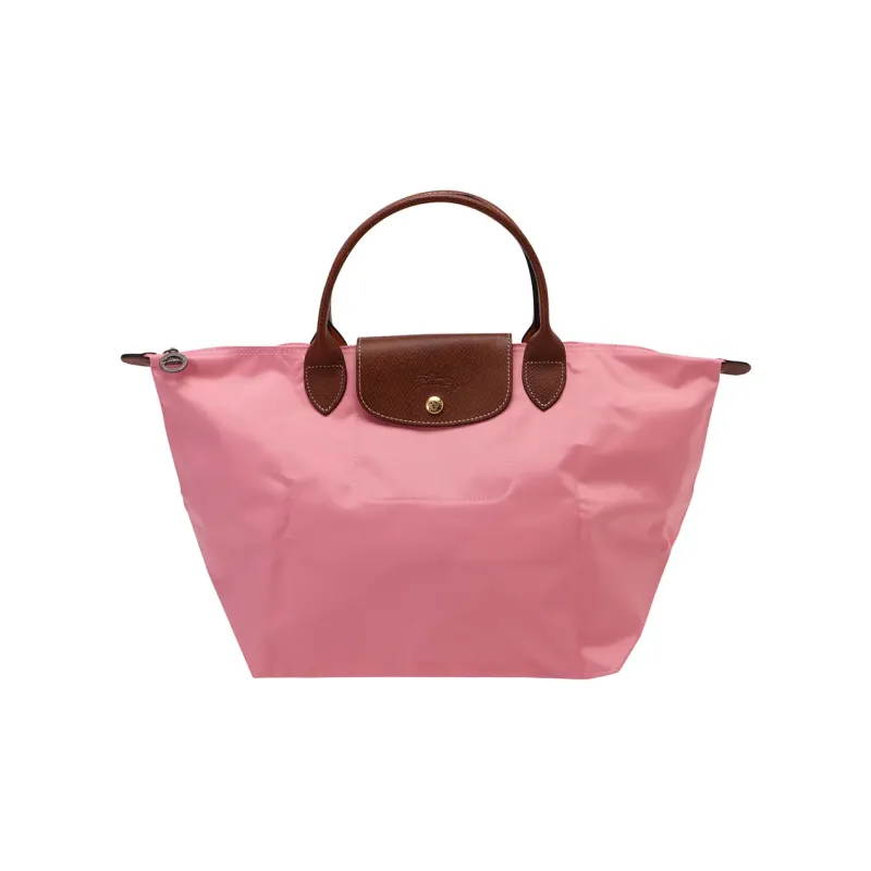 LONGCHAMP Le Pliage Nylon Handbag Medium Size Women's Cotton Candy Pink-0
