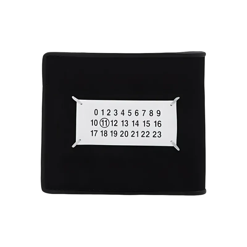 Maison Margiela Foldable Card Holder Unisex Black-1