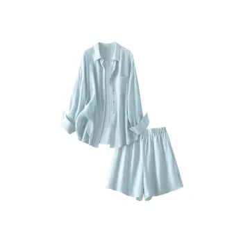 Cypress House Shirt Matching Set Women's Lake Blue