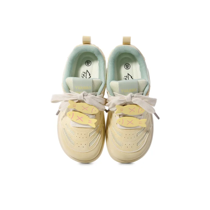 Lovely You Lightweight Wear-Resistant And Slip-Resistant Low-Top Skateboard Shoes Women's-21