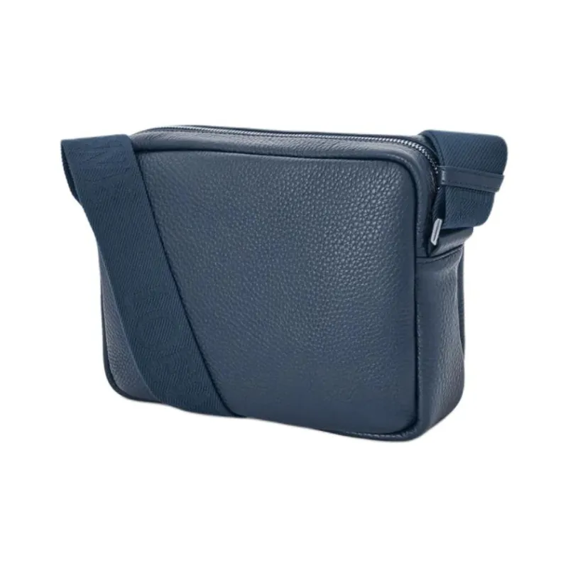 LOEWE Anagram Calfskin Messenger Bag Crossbody Bag Medium Size Men's Indigo-1