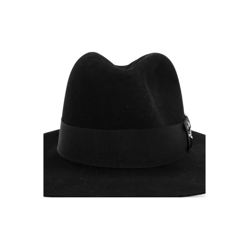 Alexander McQueen Arch Buckle Fedora Hat-2