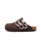 Dark Brown Suede+Wool