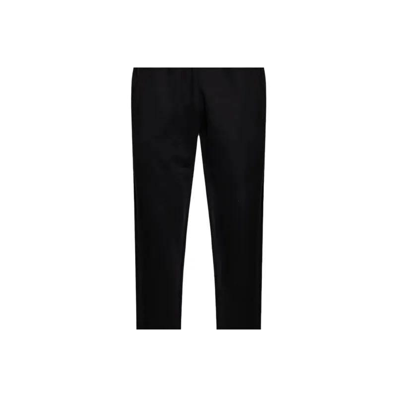 GIORGIO ARMANI Ribbed Ankle Logo Embroidered Sweatpants-1
