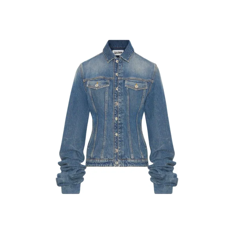Jean Paul Gaultier Denim Jackets Women's Blue-0