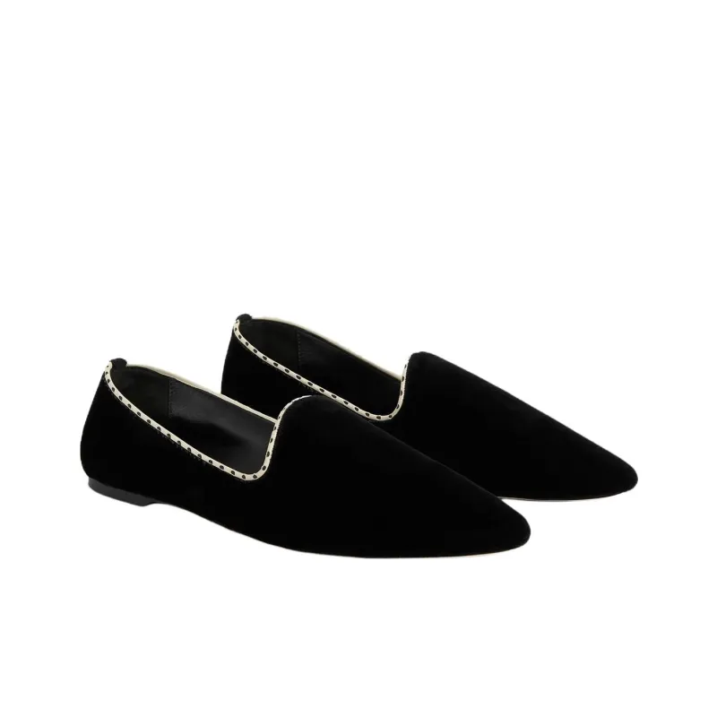 TOTEME Velvet Flats Women's-2