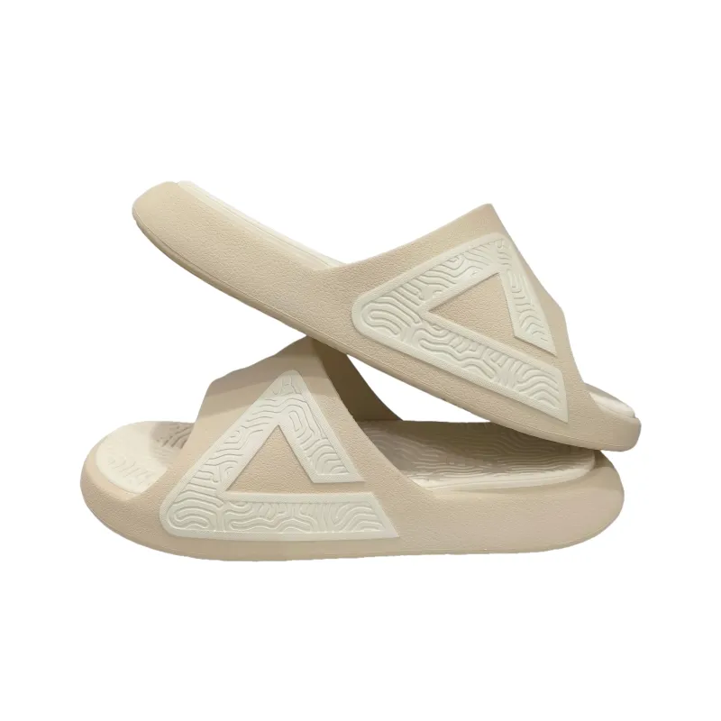 PEAK State Pole Classic Drag Slide Slippers Unisex White Light Khaki-12
