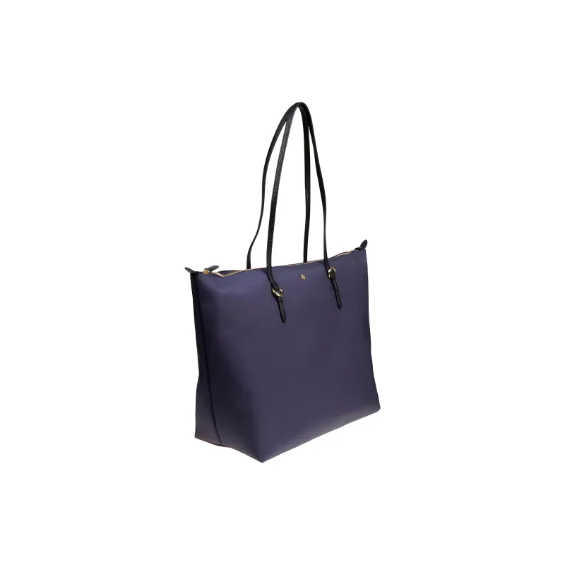 Polo Ralph Lauren Nylon Tote Bag, Shopping Bag, Handbag, Shoulder Bag Large Size Women's Blue-1
