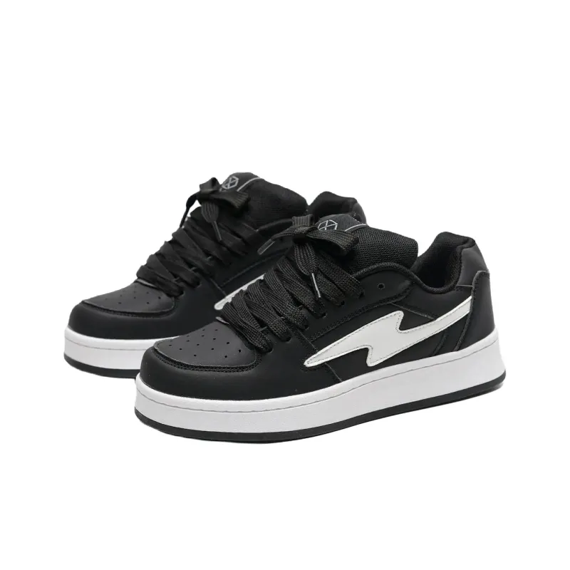 T628 Puffy Shoes Cushioned Wear-Resistant Lightweight Breathable Slip-Resistant Low-Top Skateboard Shoes Unisex-78