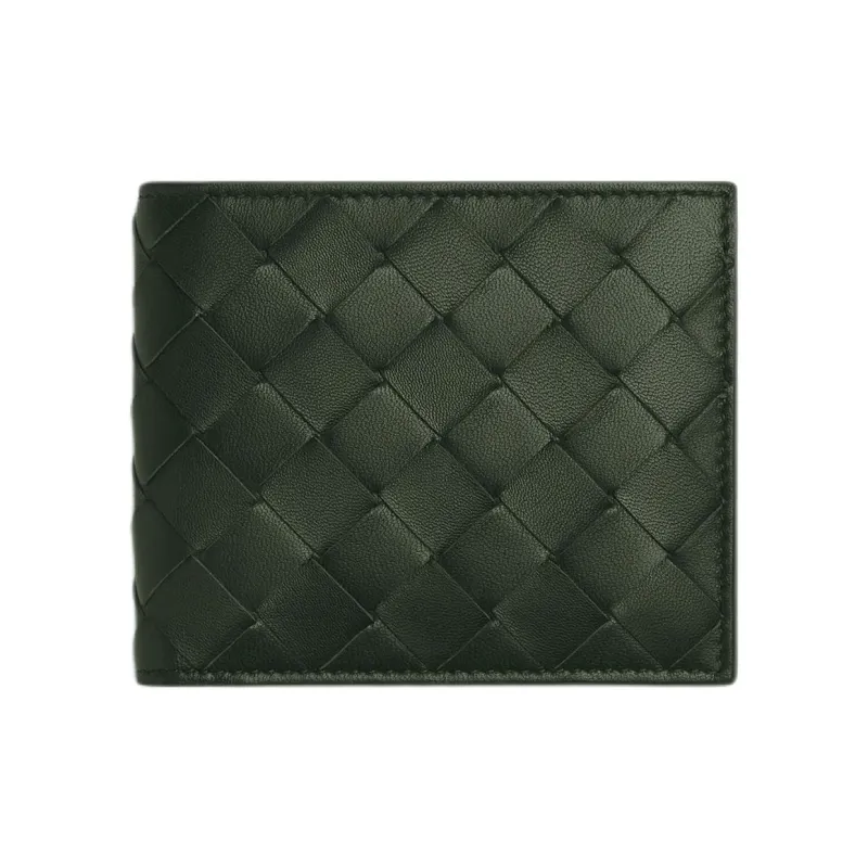 Bottega Veneta Cow Leather Wallet Men's Field Green-0