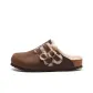 Dark Brown Waxed Leather+Wool