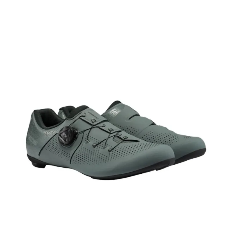 SHIMANO Abrasion Resistant Breathable Low Top Cycling Shoes Women's Grass Green-2