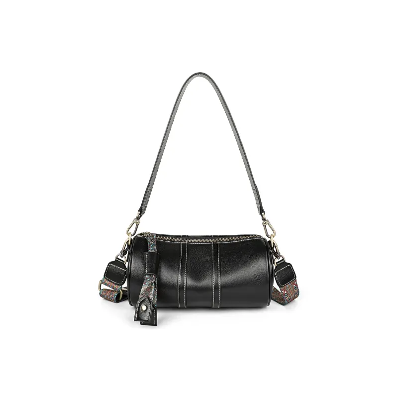 PT'SON Cow Leather Pillow Bag, Underarm Shoulder Bag, Crossbody Bag Women's-17