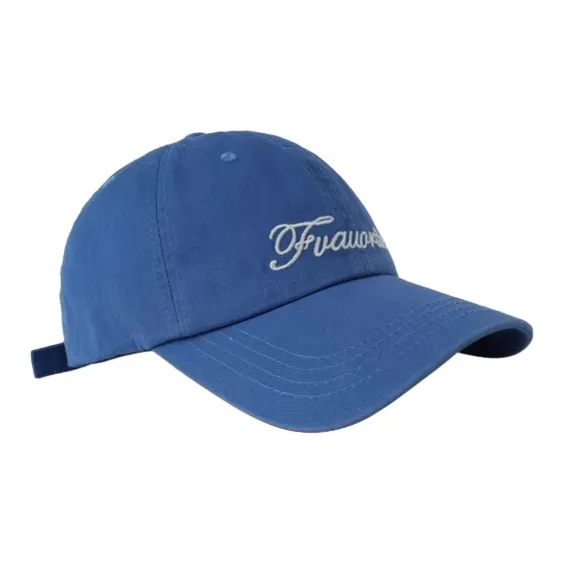 FREE RABBITⅡ Korean Style Trendy Letter Embroidery Accentuates Face Baseball Caps Unisex-13