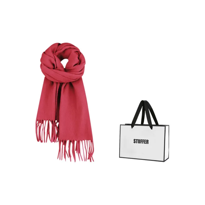 STUFFER 100% Wool Knit Scarves Unisex-16