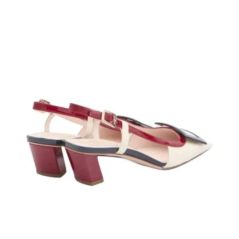 Roger Vivier Covered Buckle Slingback Pumps-2