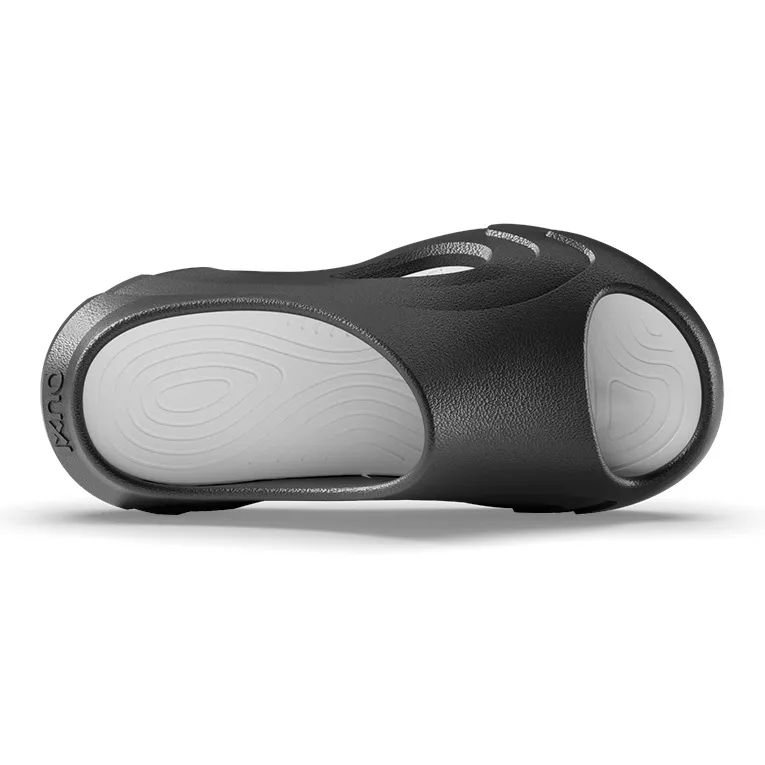 POSEE EVA Slide Slippers Unisex, White Black-8