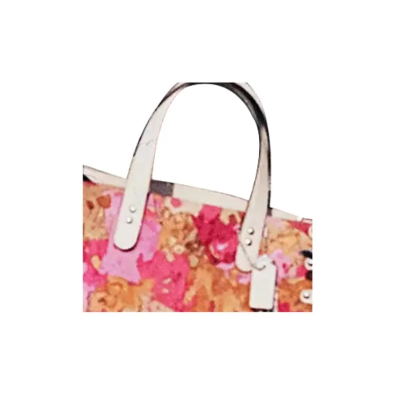 Coachtopia Matte Finest Leather Tote Bag Shopping Bag Handbag Large Size Women's Multicolor-2