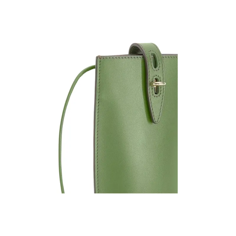 Furla Leather Shoulder Bag, Crossbody Bag Women's Green-4