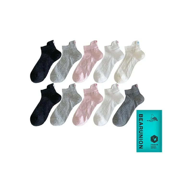 BEAR UNION Ankle Socks Women's Combo Set-40
