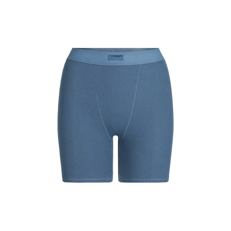 SKIMS COTTON RIB BOXER Underpants Women's 1 Pack-0