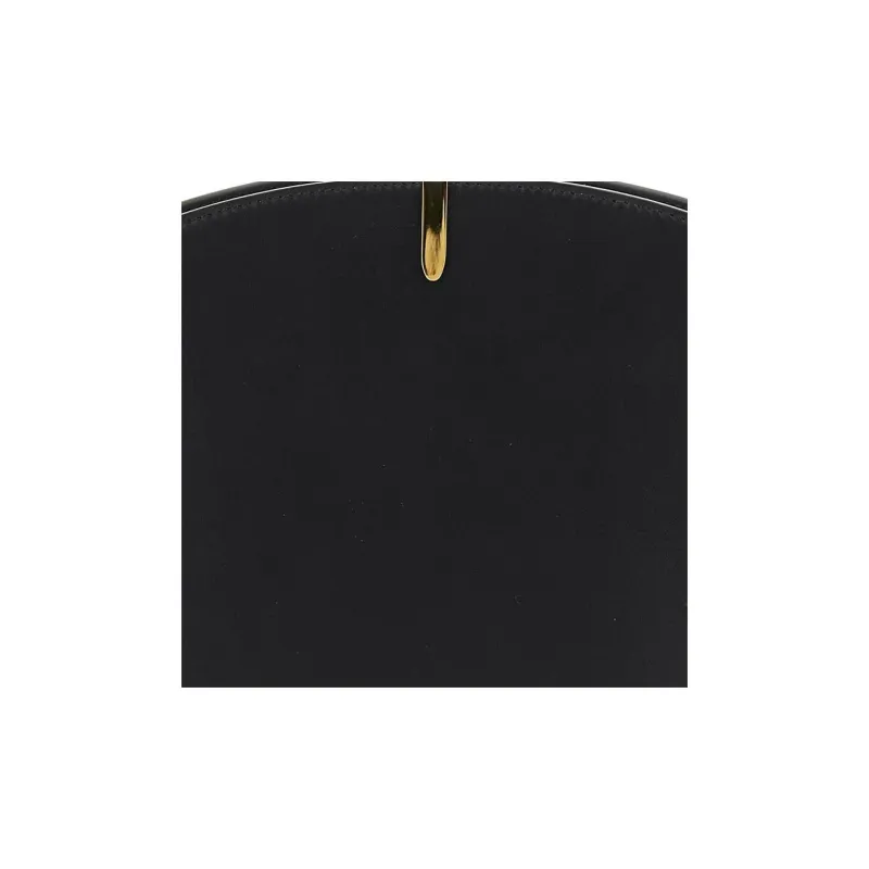 SAVETTE Leather Shoulder Bag Women's Black-2