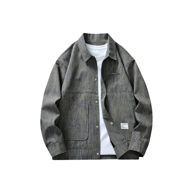 ROBINHOOD Jackets Coats Unisex Black Gray-4