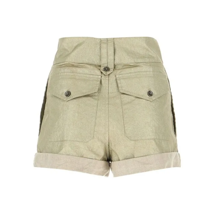 SAINT LAURENT Belted Cargo Shorts-1