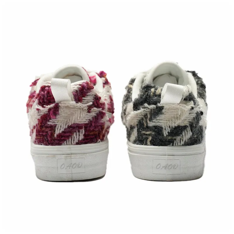 OAOQ Durable Lightweight And Breathable Low-Top Skateboard Shoes Unisex-3