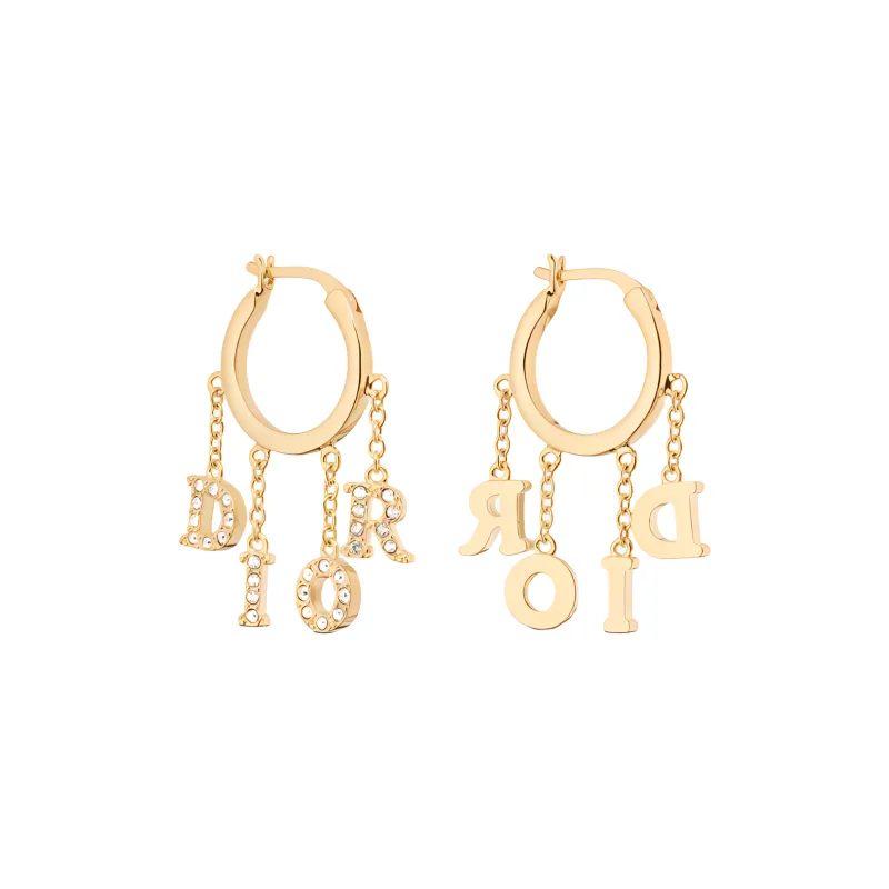 DIOR 10's Logo lettering Earrings-1