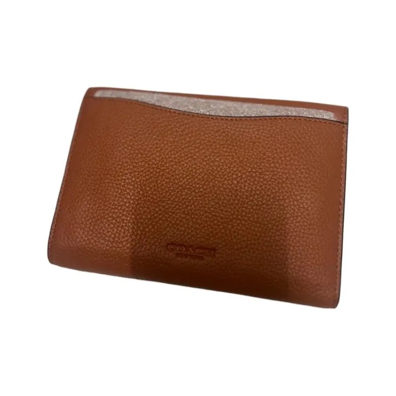 COACH Travel Wallet Leather Money Clip Clutch Regular Men's Brown-2