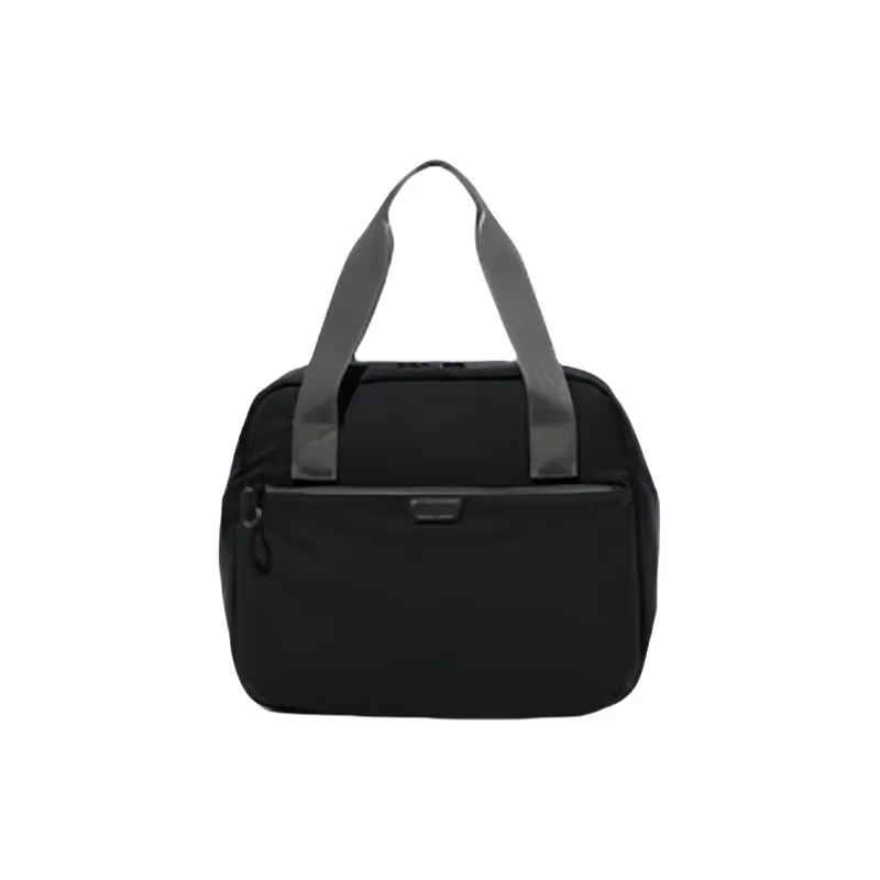 FOUVOR Nylon Handbag Regular Unisex Red Tea Brown Orange/Caviar Black-3