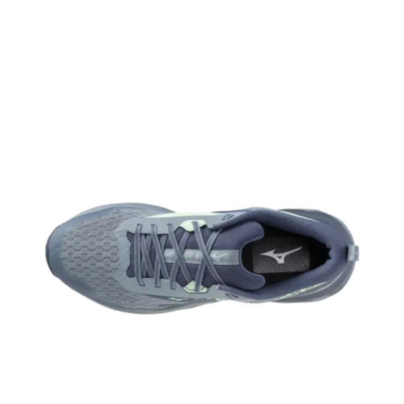 Mizuno WAVE IBUKI 5 Slip Resistant Low Top Trail Running Shoes Men's Blue Green-3