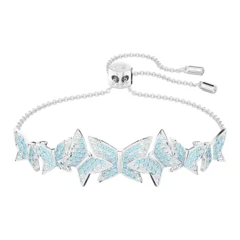 Swarovski Lilia Rhodium Plated Bracelets Women's Blue