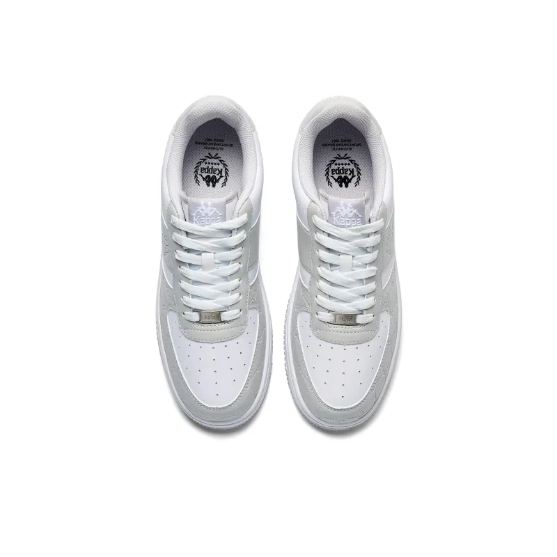 Kappa Wear-resistant And Lightweight Low-Top Skateboard Shoes Unisex Gray-3