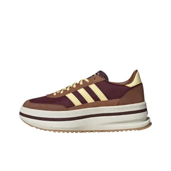 Adidas Originals SL 72 Abrasion Resistant Low Top Casual Shoes Women's Brown Yellow
