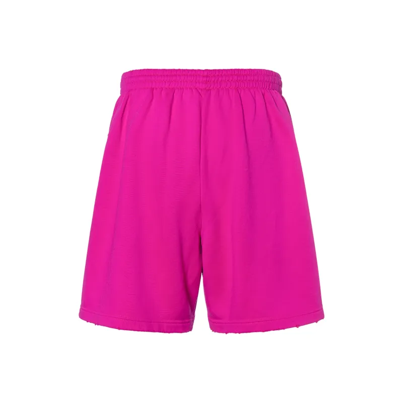 Balenciaga SS22 Casual Shorts Regular Fit Men's Rose Red-1