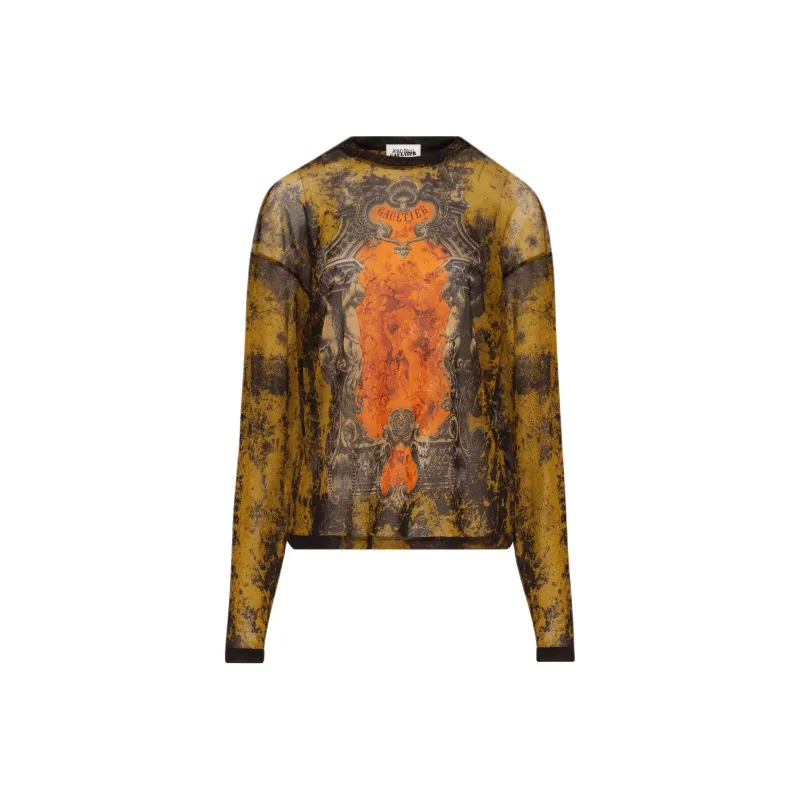 Jean Paul Gaultier Logo~print Top-0