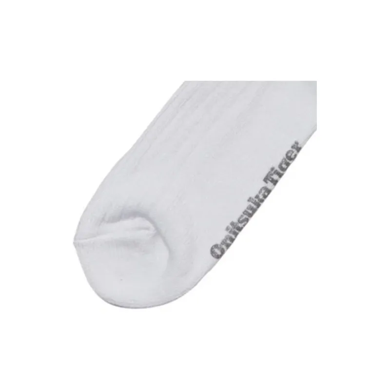 Onitsuka Tiger Knee High Socks Unisex 1 Pack White-3