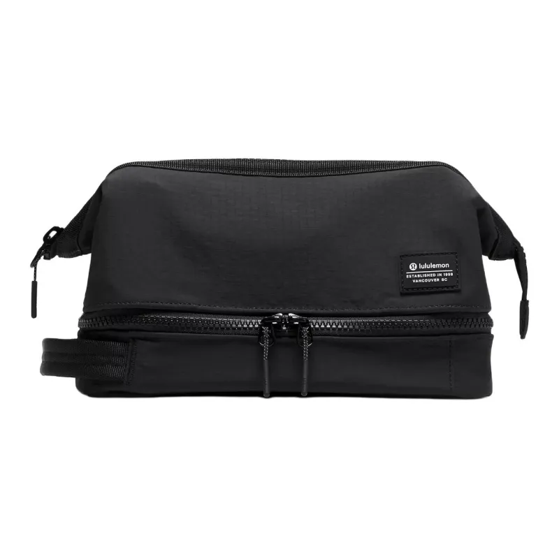 Lululemon Nylon Toiletry Bag Unisex Black-0