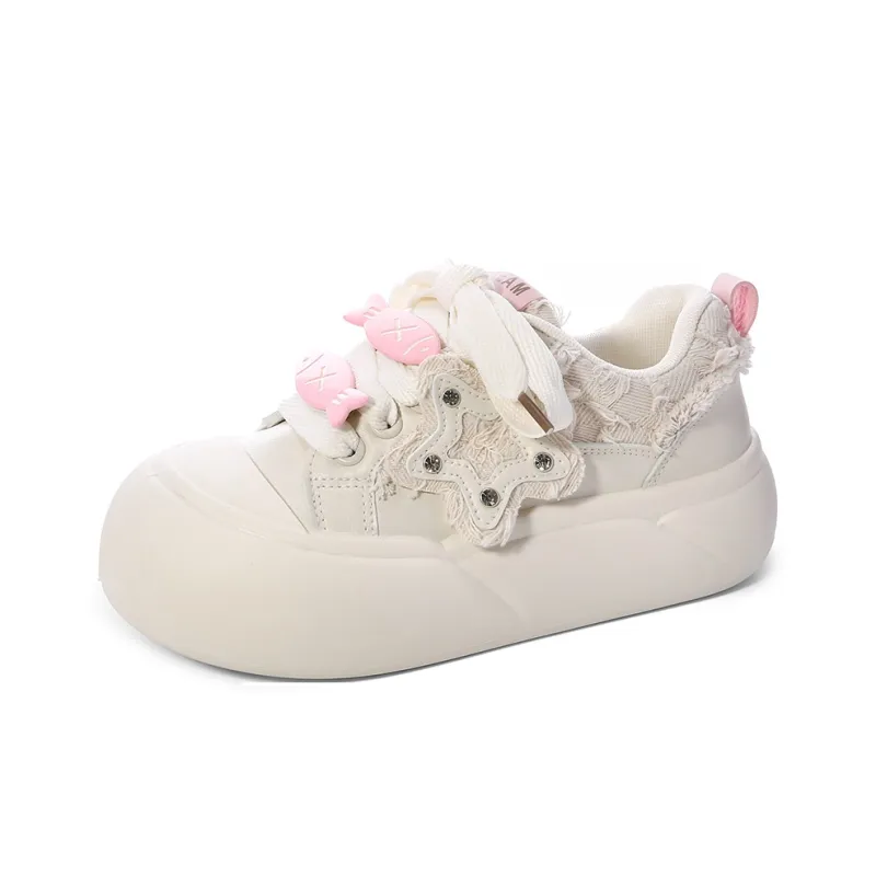 Lovely You Lightweight Cushioning Wear-Resistant Low-Top Skateboard Shoes Women's-31