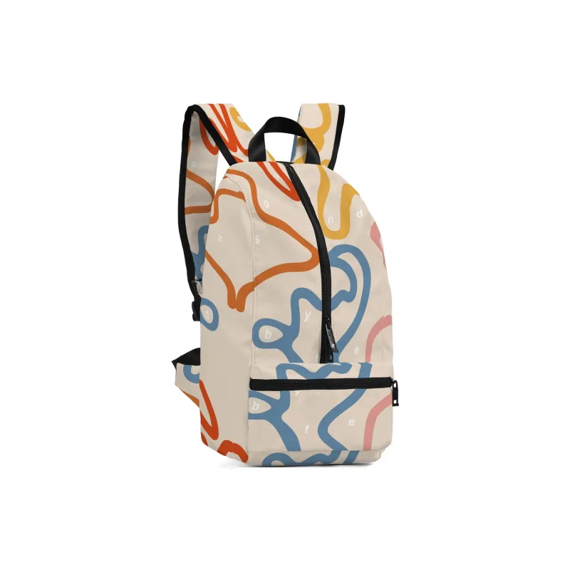 Soundbyte Polyester Backpack Unisex Multicolor-2